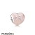 Pandora Jewelry Symbols Of Love Charms Pink Bow Lace Heart Transparent Misty Rose Soft Pink Enamel Official