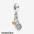 Women's Pandora Jewelry Tennis Racket And Ball Dangle Charm Official