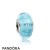 Pandora Jewelry Touch Of Color Charms Blue Effervescence Charm Murano Glass Clear Cz Official