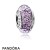 Pandora Jewelry Touch Of Color Charms Dark Purple Shimmer Charm Murano Glass Official