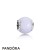 Pandora Jewelry Touch Of Color Charms Geometric Facets Charm Opalescent White Crystal Official