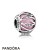 Pandora Jewelry Touch Of Color Charms Nature's Radiance Pink Clear Cz Official
