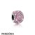 Pandora Jewelry Touch Of Color Charms Shimmering Droplets Charm Pink Cz Official