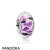 Pandora Jewelry Touch Of Color Charms Shoreline Sea Glass Charm Murano Glass Official