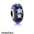 Pandora Jewelry Touch Of Color Charms Starry Night Sky Charm Murano Glass Clear Cz Official