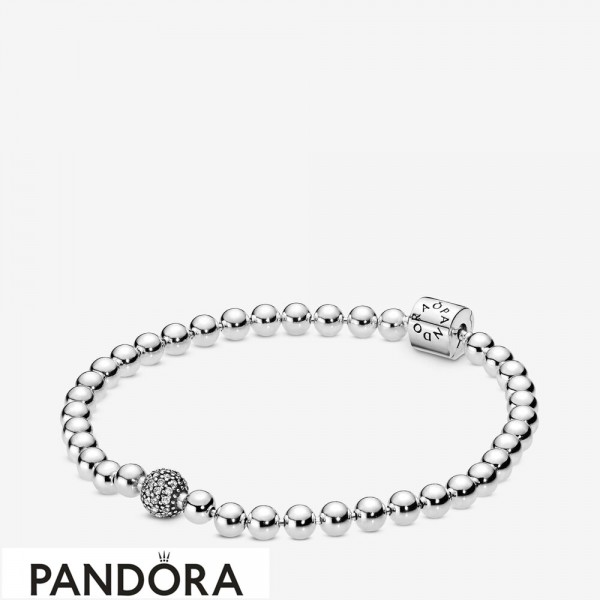 Women's Pandora Jewelry Beads & Pave Bracelet Official