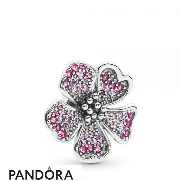 Pandora Jewelry Big Peach Blossom Flower Charm Official
