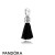 Pandora Jewelry Black Fabric Tassel Dangle Charm Official