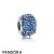 Pandora Jewelry Blue Chiselled Elegance Charm Official