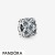 Pandora Jewelry Blue & Clear Sparkle Charm Official