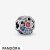 Pandora Jewelry Blue & Pink Fan Charm Official