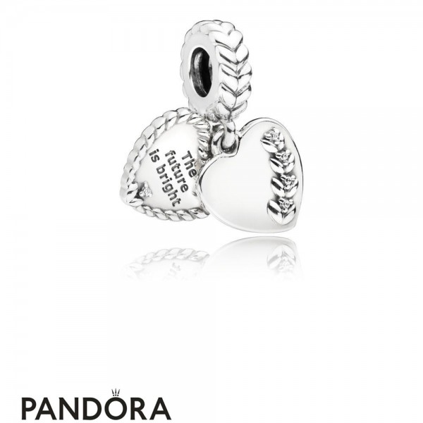 Women's Pandora Jewelry Bright Heart Seeds Hanging Charm Official