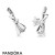 Women's Pandora Jewelry Brilliant Bow Earring Studs Official