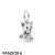 Women's Pandora Jewelry Bulldog Puppy Dangle Charm Official