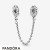 Pandora Jewelry Clear Sparkle Safety Chain Charm Official