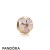 Pandora Jewelry Collections Cherry Blossom Clip Charm Pink Enamel 14K Gold Official