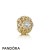 Pandora Jewelry Collections Floral Brilliance Charm 14K Gold Official
