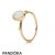 Pandora Jewelry Collections Soft Sweetness Ring White Opal 14K Gold Official