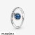 Pandora Jewelry Dangling Blue Round Sparkle Ring Official