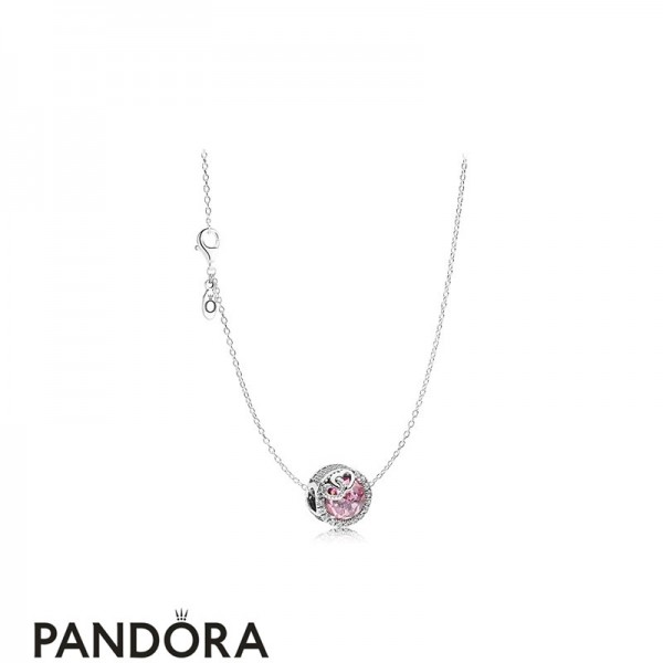 Pandora Jewelry Dazzling Love Bird Necklace Official