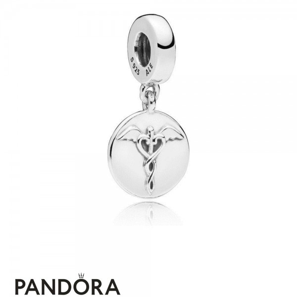 Women's Pandora Jewelry Dazzling Stethoscope Hanging Charm Official