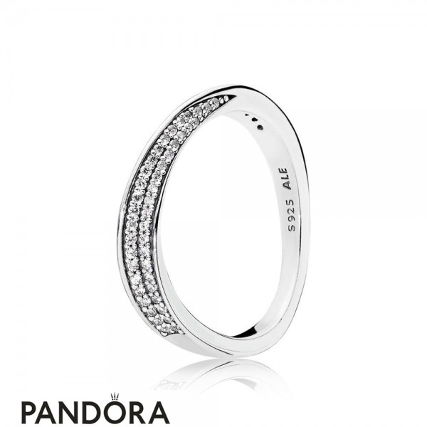 Pandora Jewelry Elegant Waves Ring Official