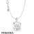 Women's Pandora Jewelry Empowerment Motto Necklace Set Official