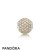 Pandora Jewelry Essence Hope Charm 14K Gold Opaque White Crystal Official