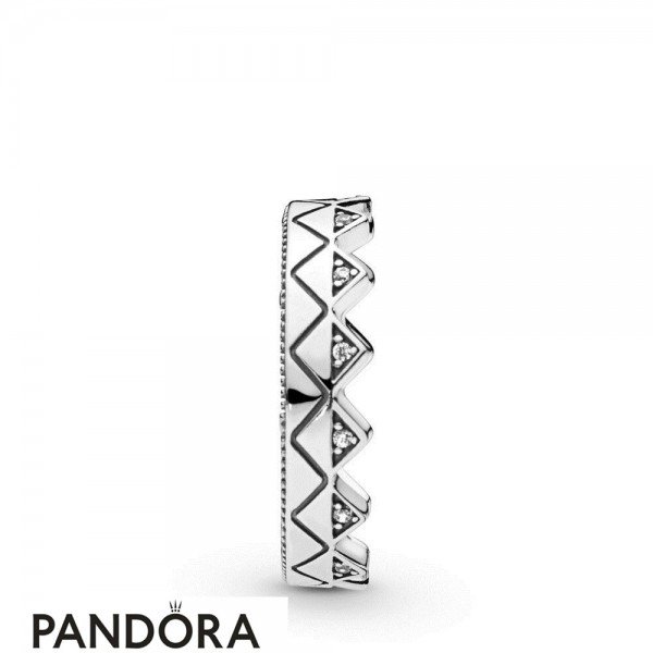 Pandora Jewelry Exotic Crown Cz Ring Official