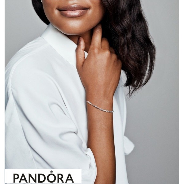 Pandora Jewelry Glacial Beauty Sliding Bracelet Official
