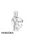 Women's Pandora Jewelry Heart And Key Necklace Pendant Official