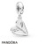 Pandora Jewelry Heart Paper Plane Hanging Charm Official