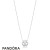Women's Pandora Jewelry Interlocked Crown Hearts Necklace Official