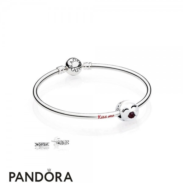 Pandora Jewelry Kiss Me Bangle Gift Set Official