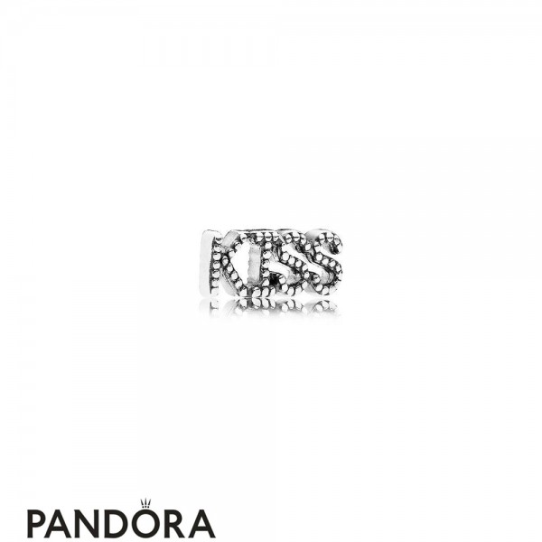 Pandora Jewelry Kiss Script Petite Charm Official
