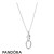 Women's Pandora Jewelry Knotted Heart Necklace Official