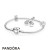 Women's Pandora Jewelry Knotted Hearts Bracelet Set Official