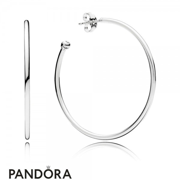 Pandora Jewelry Large Hoop Earrings Official