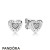 Pandora Jewelry Logo Heart Earring Studs Official