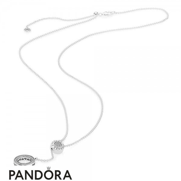 Pandora Jewelry Logo Necklace Official