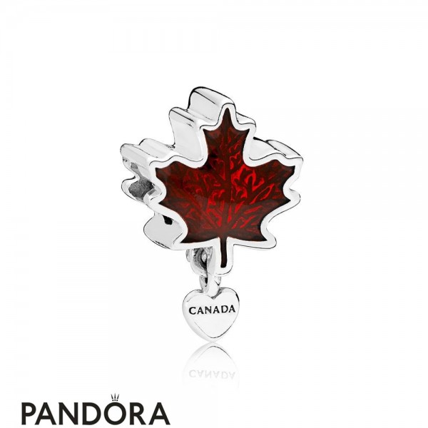 Pandora Jewelry Love Canada Charm Red Enamel Official