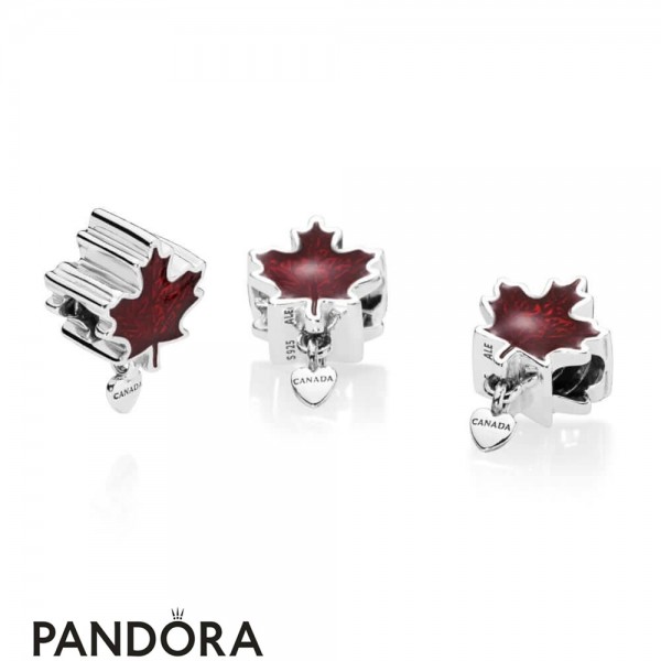 Pandora Jewelry Love Canada Charm Red Enamel Official