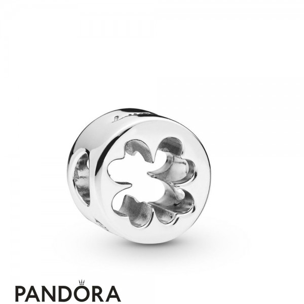 Pandora Jewelry Lucky Four Leaf Clover Cut Out Charm Official