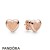 Pandora Jewelry Matte Brilliance Hearts Earrings Pandora Jewelry Rose Official