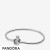 Pandora Jewelry Moments Crown O & Snake Chain Bracelet Official