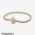 Pandora Jewelry Moments Sparkling Crown O Snake Chain Shine Bracelet Official