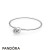 Women's Pandora Jewelry Moments Sterling Silver Bangle With Tree Of Love Clasp Official