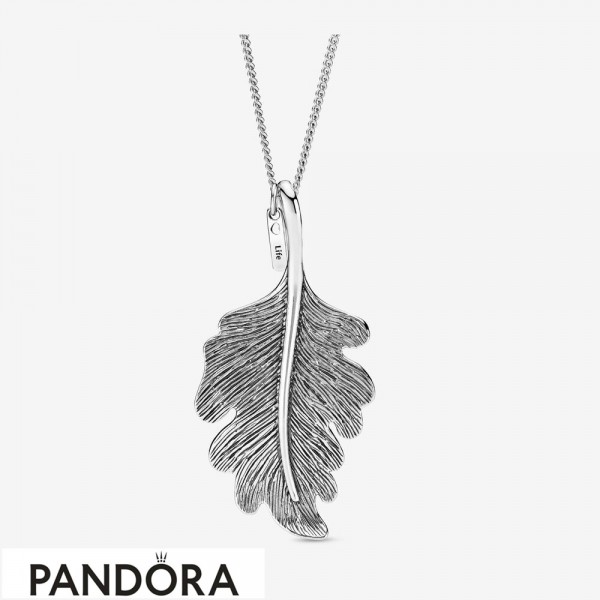 Women's Pandora Jewelry Oak Leaf Necklace Official