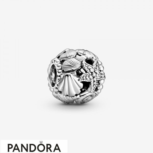 Pandora Jewelry Openwork Starfish Shells & Hearts Charm Official