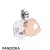 Women's Pandora Jewelry Part Of My Heart Dangle Charm Pandora Jewelry Rose Soft Pink Lilac Crystals Official